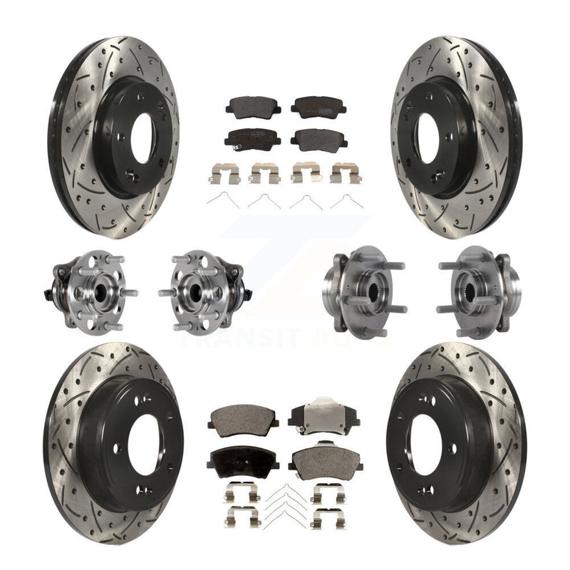 Transit Auto KBB-123815 Wheel Bearing and Hub Assembly for 2017-2020 Hyundai Elantra - Front and Rear product image