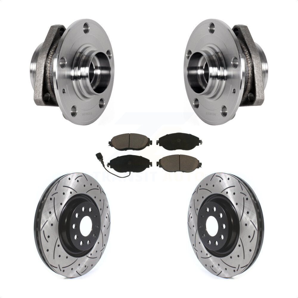 Transit Auto KBB-123832 Wheel Bearing and Hub Assembly for 2015-2020 Audi S3 - Front product image