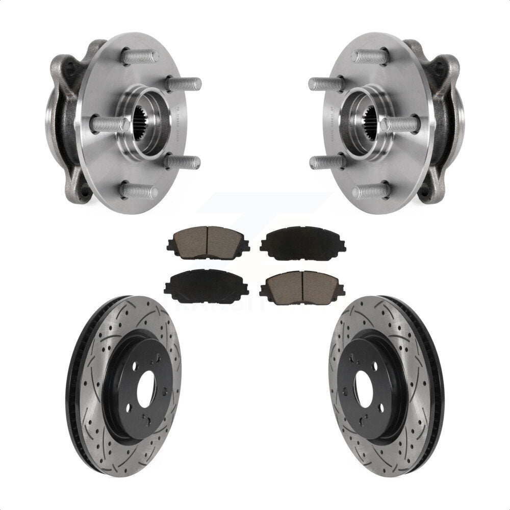Transit Auto KBB-123833 Wheel Bearing and Hub Assembly for 2018-2024 Toyota Camry, Lexus ES250, Toyota Avalon - Front product image