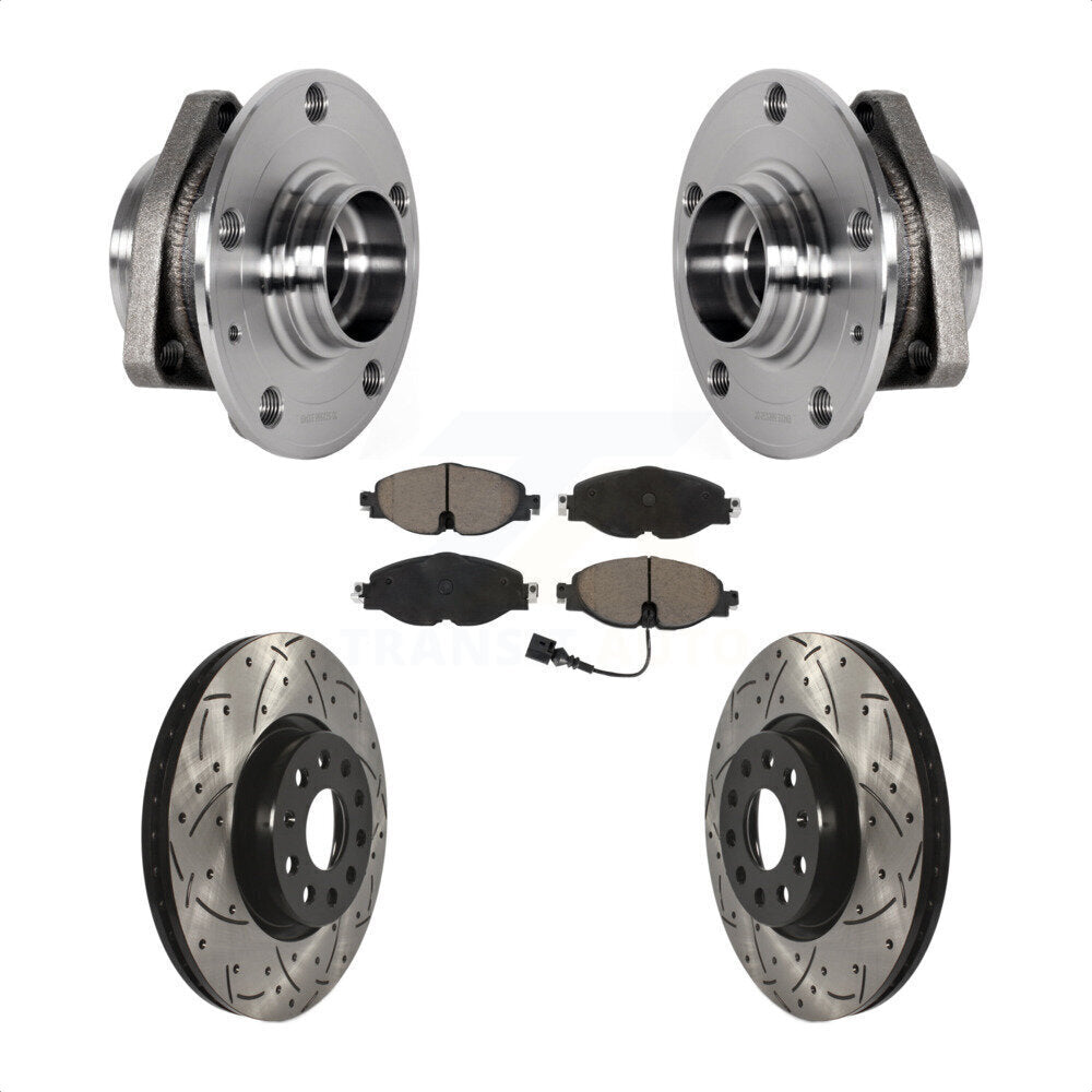 Transit Auto KBB-123834 Wheel Bearing and Hub Assembly for 2015-2018 Audi A3 Sportback e-tron, Audi A3 - Front product image