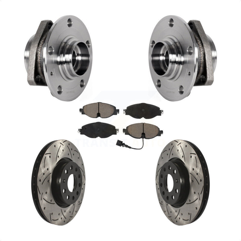 Transit Auto KBB-123834 Wheel Bearing and Hub Assembly for 2015-2018 Audi A3 Sportback e-tron, Audi A3 - Front product image