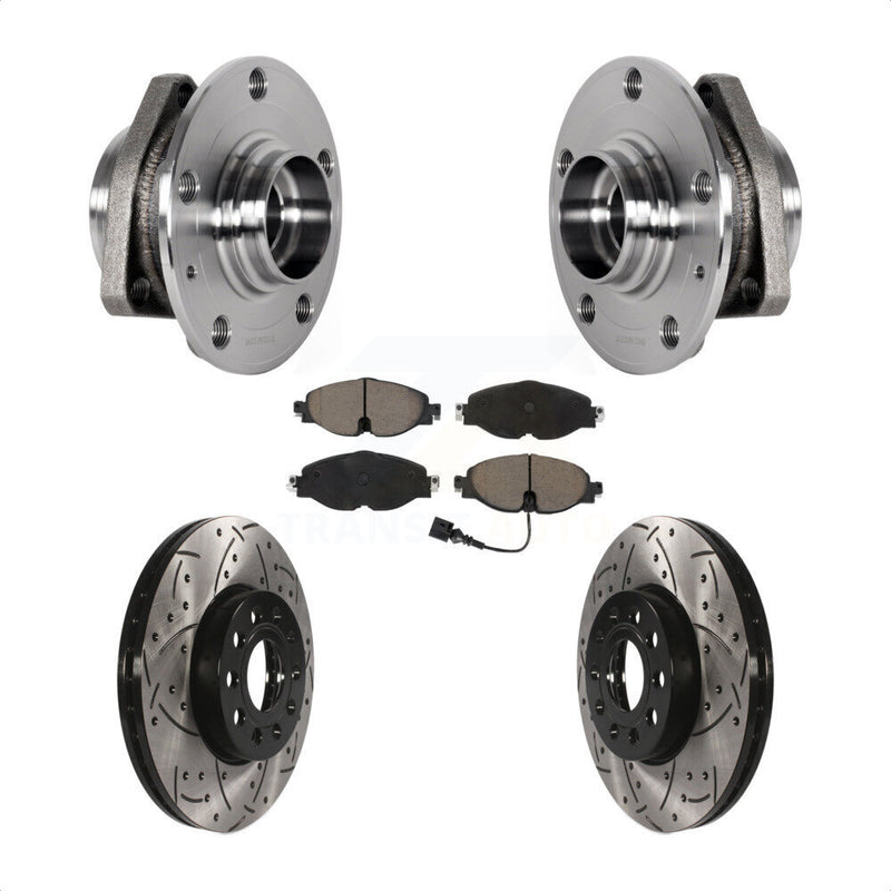Transit Auto KBB-123835 Wheel Bearing and Hub Assembly for 2016 Audi A3 - Front product image