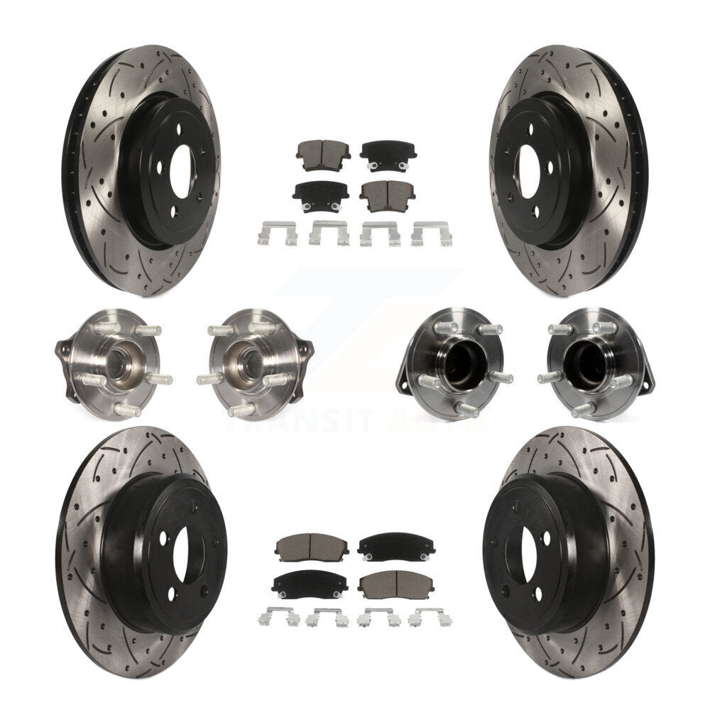 Transit Auto KBB-123847 Wheel Bearing and Hub Assembly for 2015-2018 Dodge Charger - Front and Rear product image