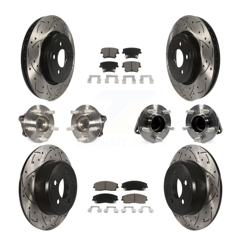 Transit Auto KBB-123847 Wheel Bearing and Hub Assembly for 2015-2018 Dodge Charger - Front and Rear product image