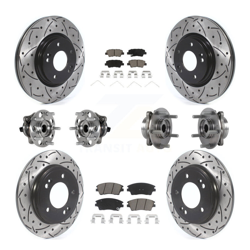 Transit Auto KBB-123852 Wheel Bearing and Hub Assembly for 2017-2020 Hyundai Elantra - Front and Rear product image