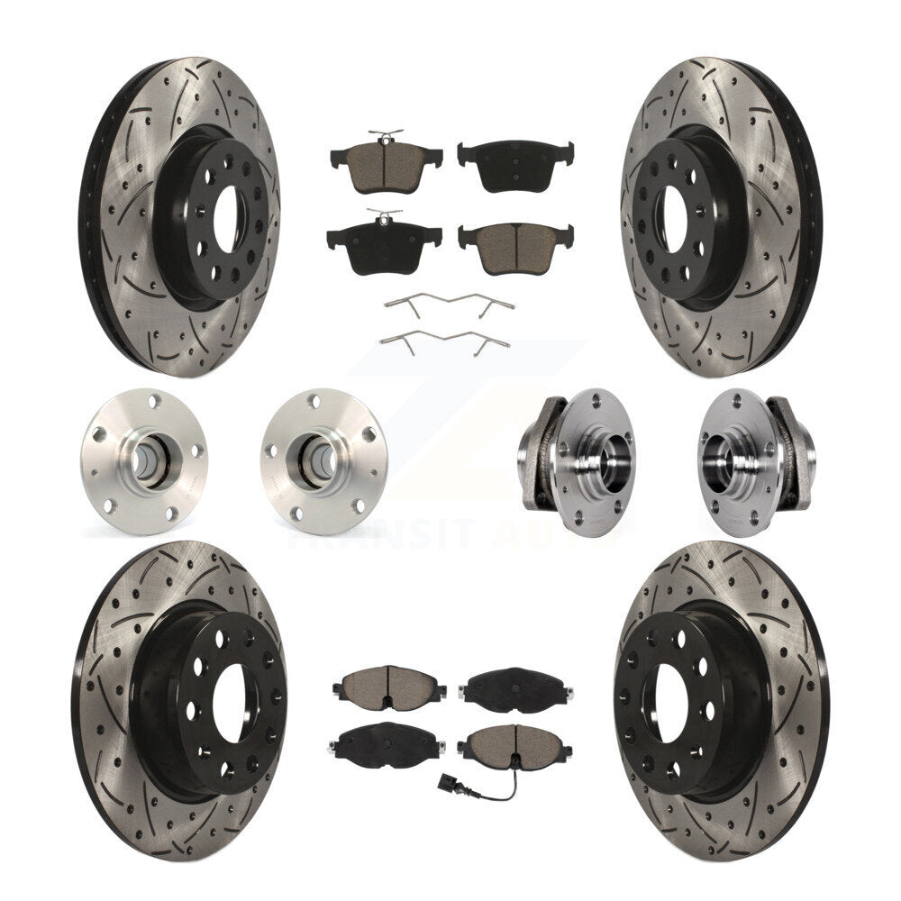 Transit Auto KBB-123860 Wheel Bearing and Hub Assembly for 2015-2018 Audi A3 Sportback e-tron, Audi A3 - Front and Rear product image