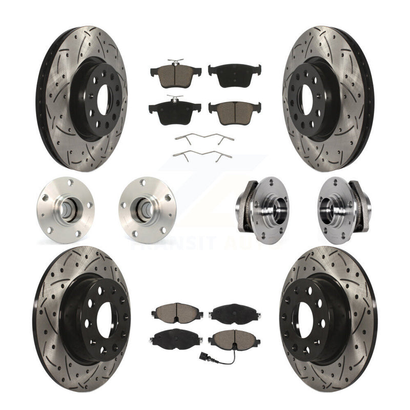 Transit Auto KBB-123860 Wheel Bearing and Hub Assembly for 2015-2018 Audi A3 Sportback e-tron, Audi A3 - Front and Rear product image