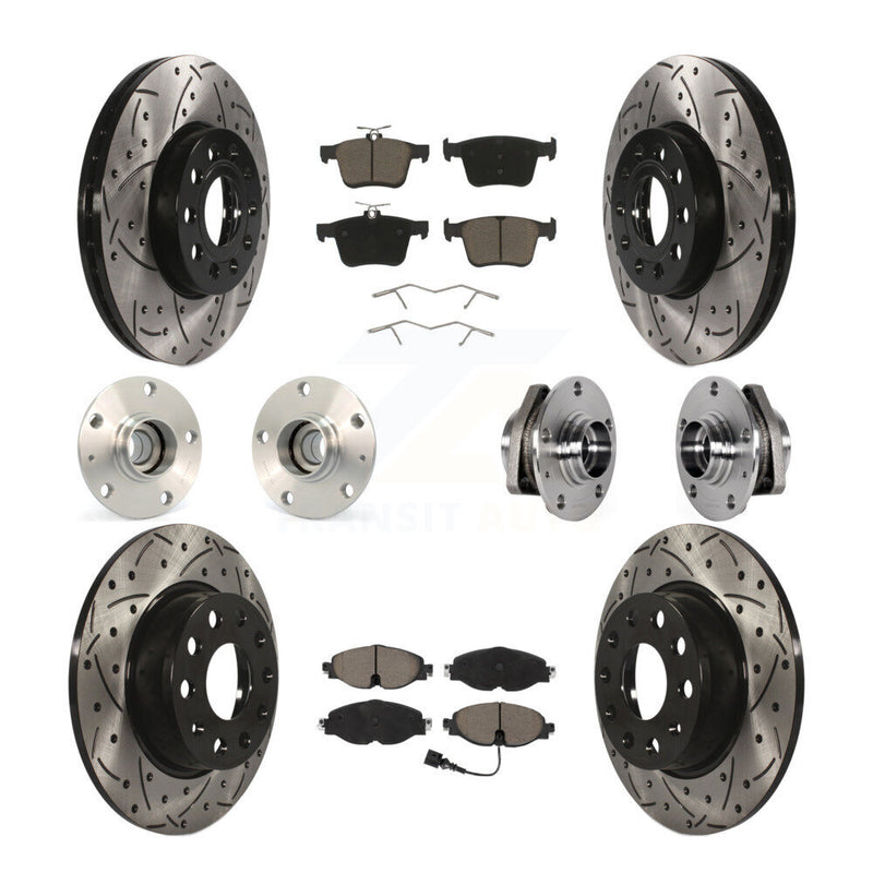 Transit Auto KBB-123861 Wheel Bearing and Hub Assembly for 2016 Audi A3 - Front and Rear product image