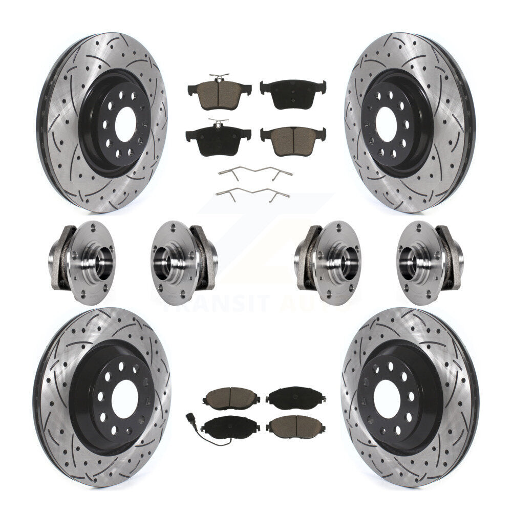 Transit Auto KBB-123862 Wheel Bearing and Hub Assembly for 2015-2020 Audi S3 - Front and Rear product image