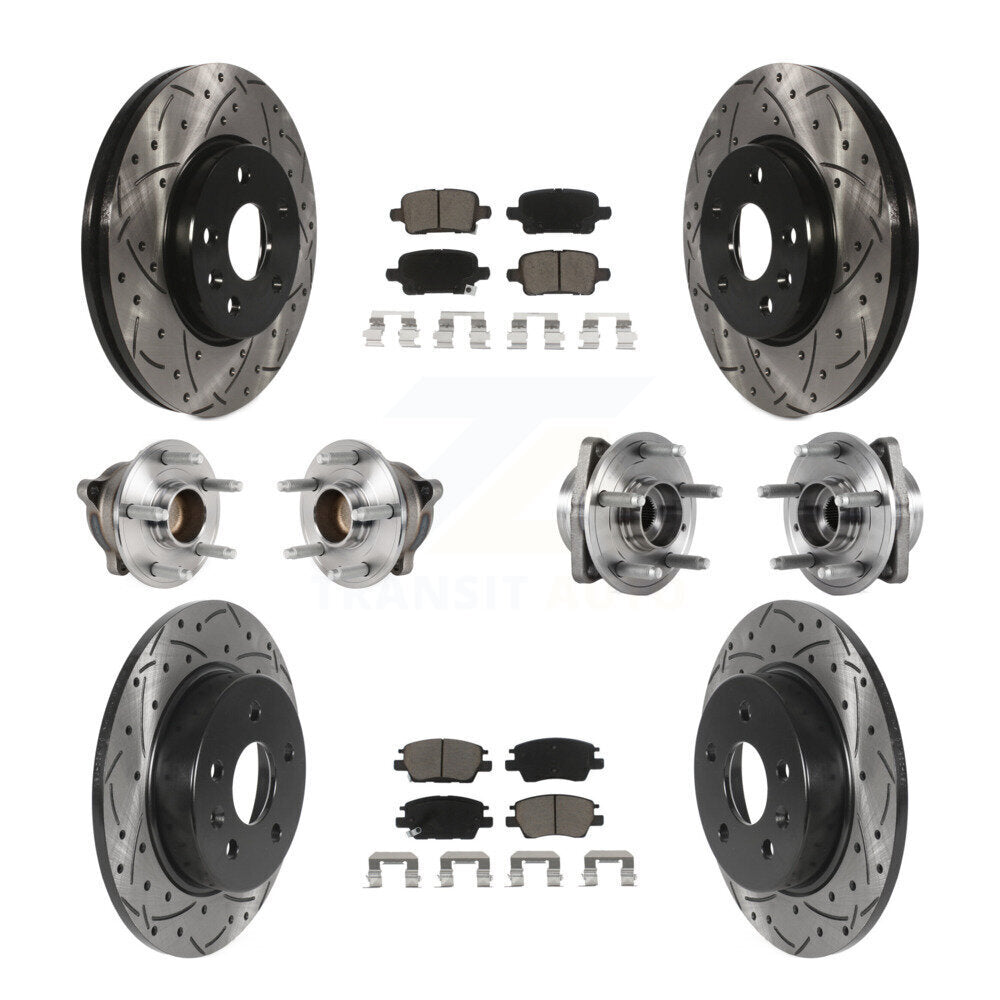 Transit Auto KBB-123866 Wheel Bearing and Hub Assembly for 2016-2019 Chevrolet Bolt EV, Chevrolet Cruze, Chevrolet Volt - Front and Rear product image