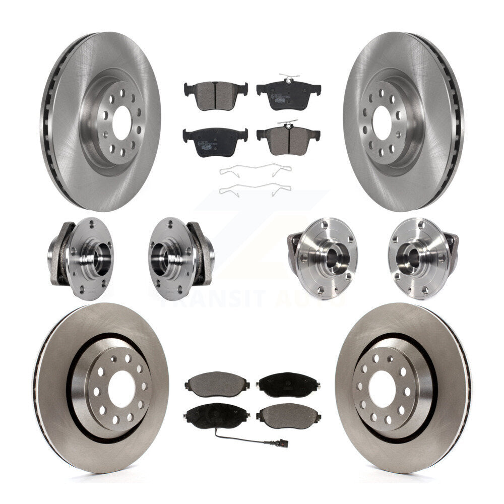 Transit Auto KBB-123884 Wheel Bearing and Hub Assembly for 2015-2020 Audi S3, Volkswagen Golf R - Front and Rear product image