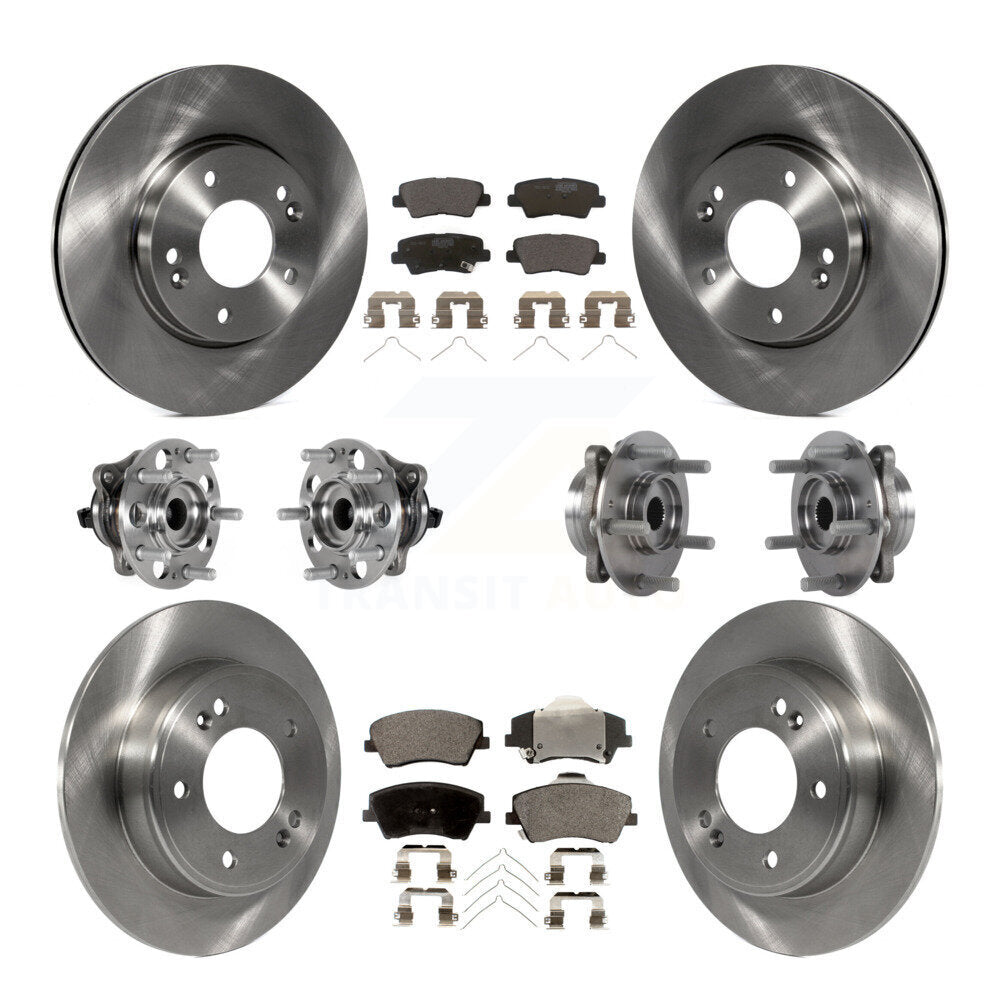 Transit Auto KBB-123907 Wheel Bearing and Hub Assembly for 2017-2020 Hyundai Elantra - Front and Rear product image