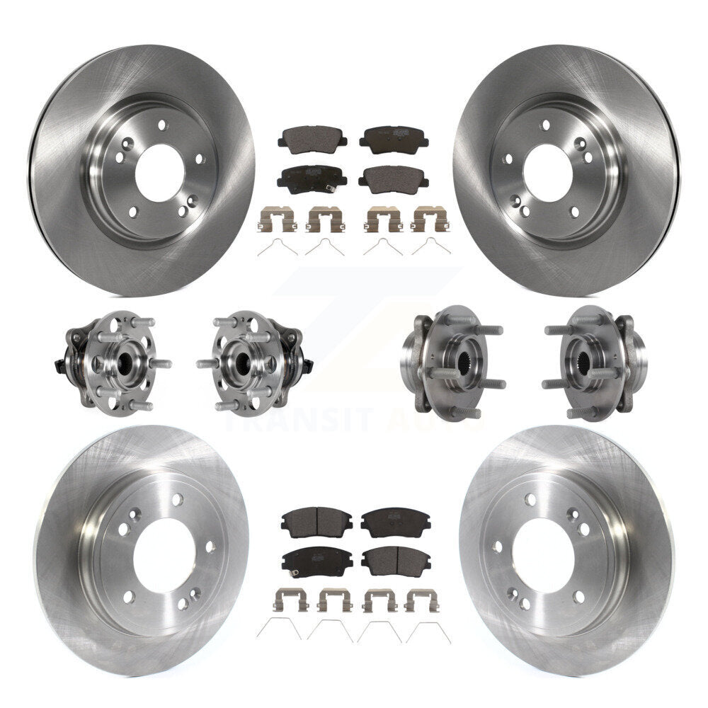 Transit Auto KBB-123908 Wheel Bearing and Hub Assembly for 2017-2020 Hyundai Elantra - Front and Rear product image