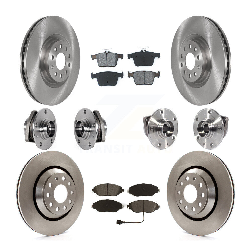 Transit Auto KBB-123917 Wheel Bearing and Hub Assembly for 2015-2020 Audi S3, Volkswagen Golf R - Front and Rear product image