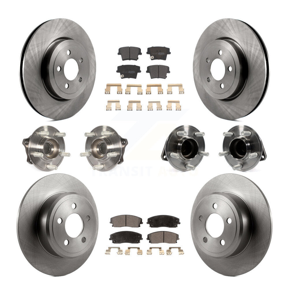 Transit Auto KBB-123950 Wheel Bearing and Hub Assembly for 2015-2018 Dodge Charger - Front and Rear product image