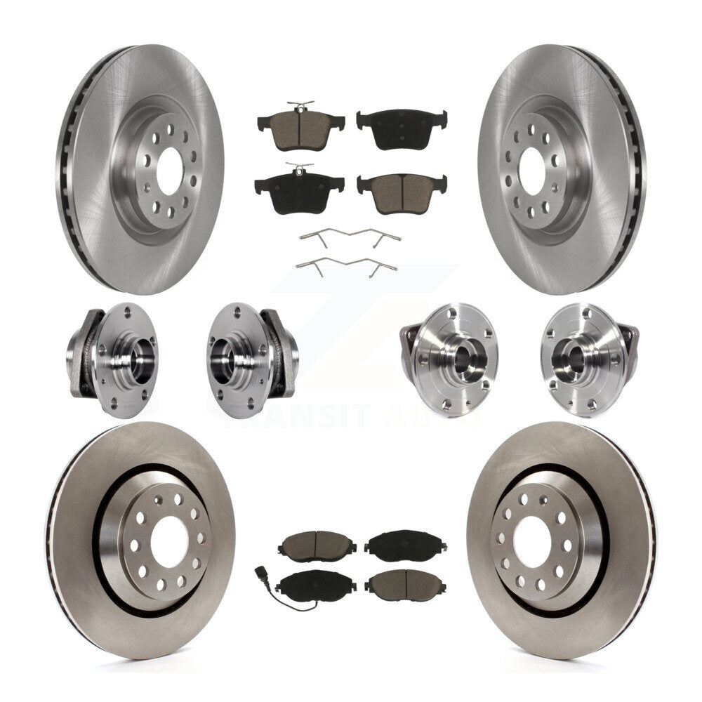 Transit Auto KBB-124007 Wheel Bearing and Hub Assembly for 2015-2020 Audi S3, Volkswagen Golf R - Front and Rear product image