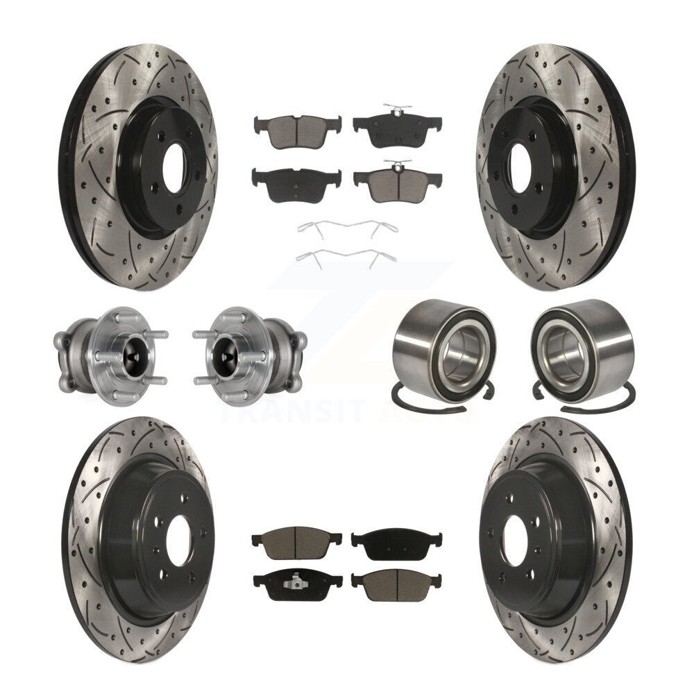 Transit Auto KBB-124334 Wheel Bearing for 2017-2019 Lincoln MKC, Ford Escape - Front and Rear product image