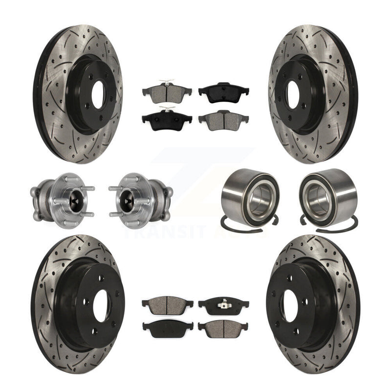 Transit Auto KBB-124430 Wheel Bearing for 2013-2016 Ford Escape - Front and Rear product image