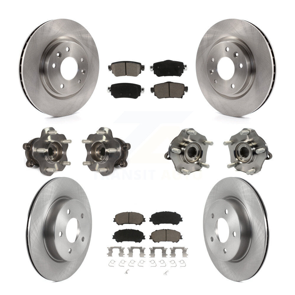 Transit Auto KBB-125125 Wheel Bearing and Hub Assembly for 2019-2022 Nissan Rogue Sport, Nissan Qashqai - Front and Rear product image