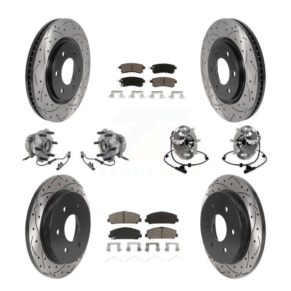 Transit Auto KBB-125447 Wheel Bearing and Hub Assembly for 2017-2019 Nissan Armada - Front and Rear product image