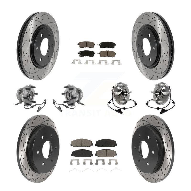 Transit Auto KBB-125447 Wheel Bearing and Hub Assembly for 2017-2019 Nissan Armada - Front and Rear product image