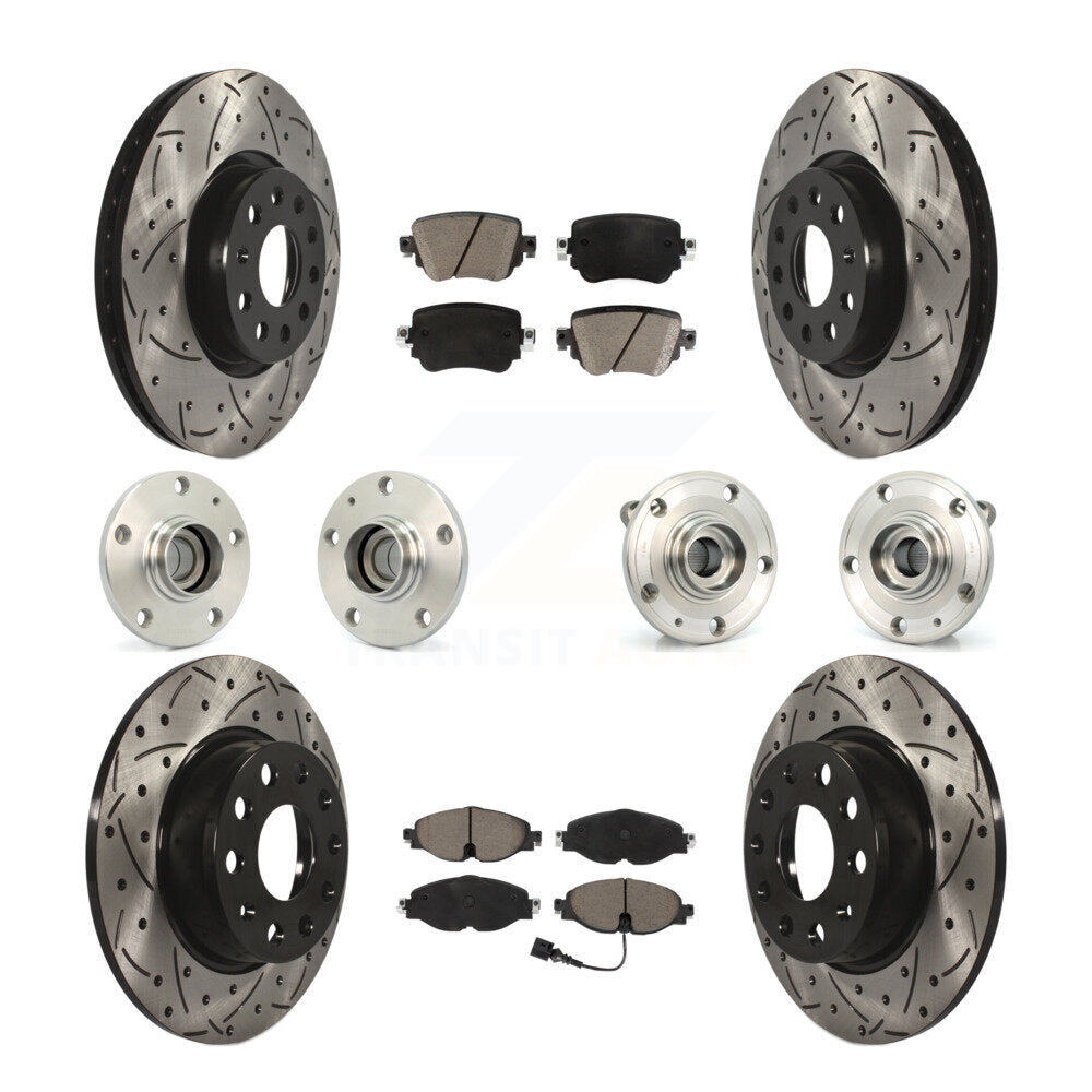 Transit Auto KBB-125477 Wheel Bearing and Hub Assembly for 2021-2022 Volkswagen Passat - Front and Rear product image