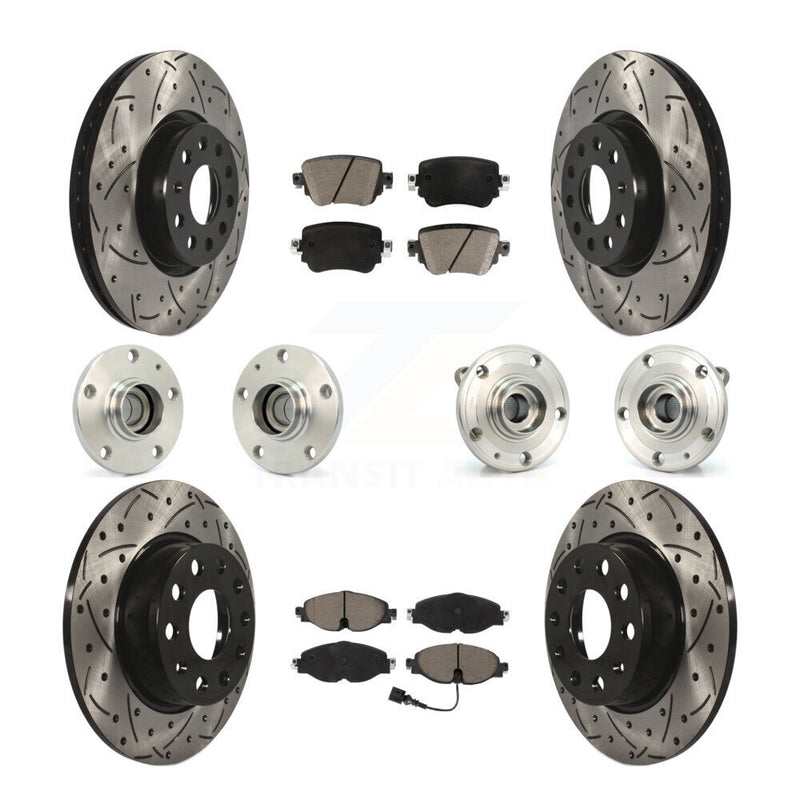 Transit Auto KBB-125477 Wheel Bearing and Hub Assembly for 2021-2022 Volkswagen Passat - Front and Rear product image