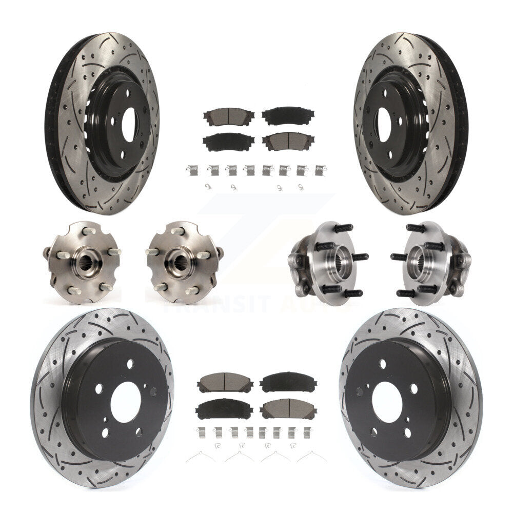Transit Auto KBB-125491 Wheel Bearing and Hub Assembly for 2015-2021 Lexus NX300h, Lexus NX300, Lexus NX200t - Front and Rear product image