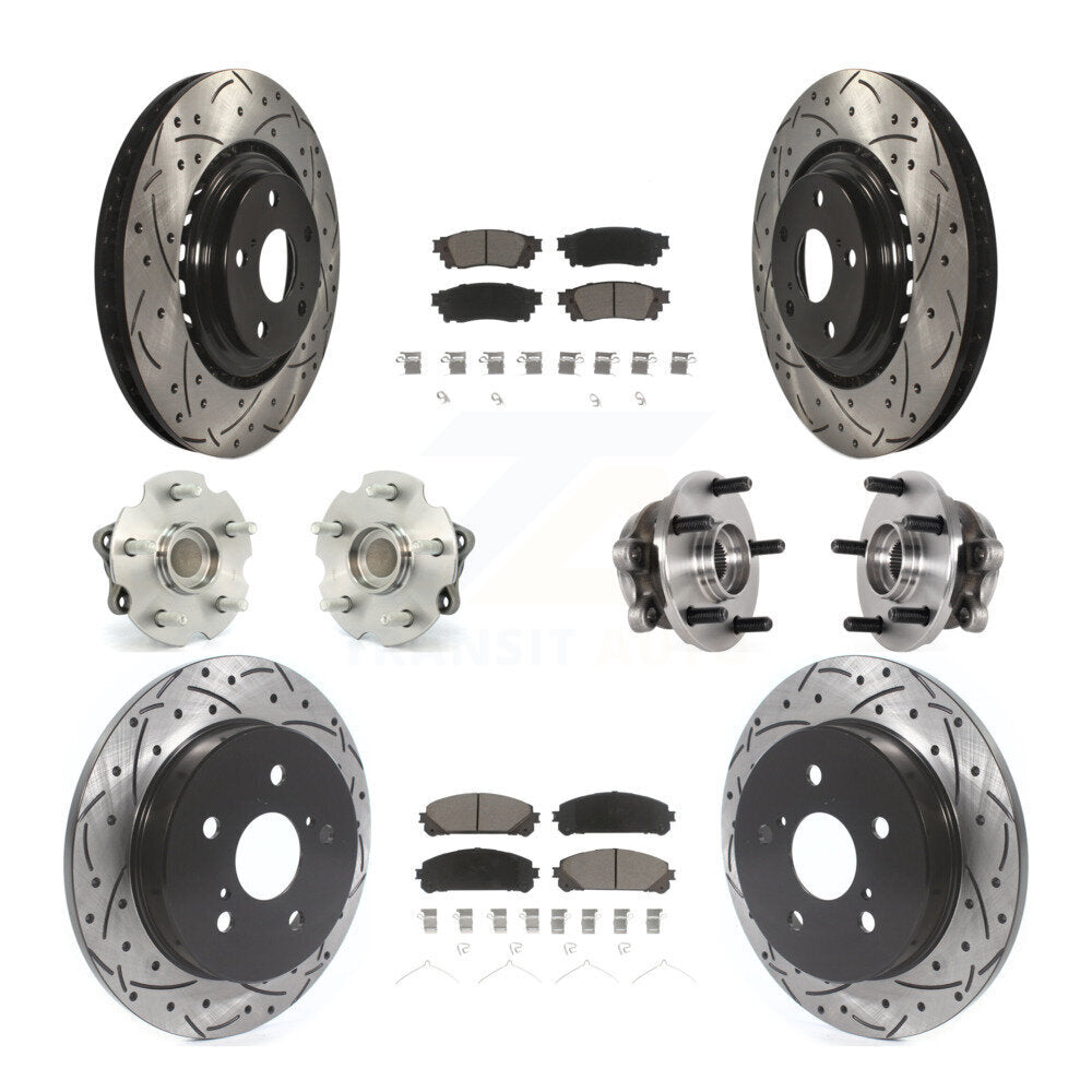 Transit Auto KBB-125492 Wheel Bearing and Hub Assembly for 2015-2021 Lexus NX300, Lexus NX200t, Lexus NX300h - Front and Rear product image