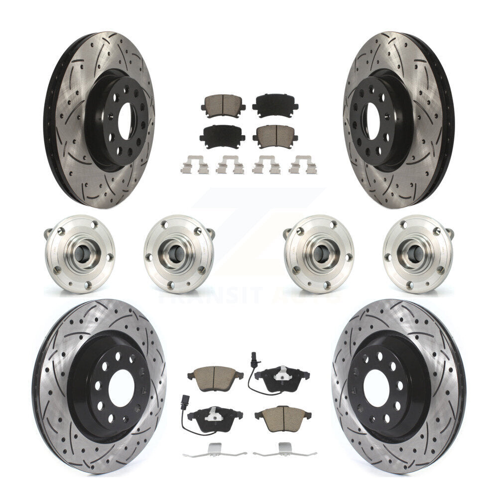 Transit Auto KBB-125496 Wheel Bearing and Hub Assembly for 2009-2012 Volkswagen CC - Front and Rear product image