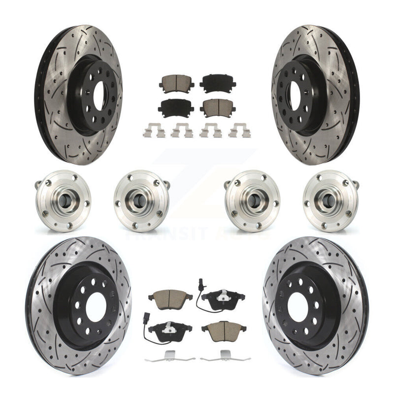Transit Auto KBB-125496 Wheel Bearing and Hub Assembly for 2009-2012 Volkswagen CC - Front and Rear product image