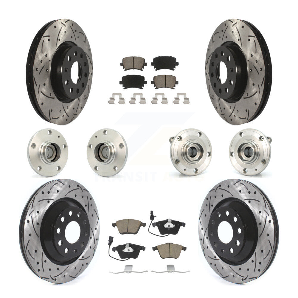 Transit Auto KBB-125497 Wheel Bearing and Hub Assembly for 2009-2010 Volkswagen CC - Front and Rear product image