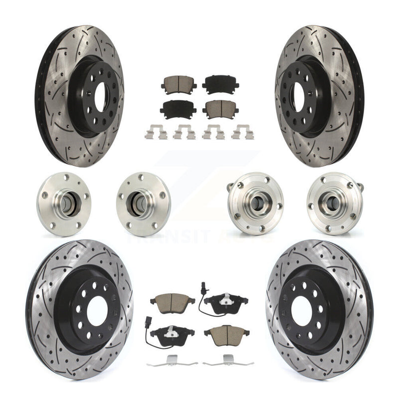 Transit Auto KBB-125497 Wheel Bearing and Hub Assembly for 2009-2010 Volkswagen CC - Front and Rear product image