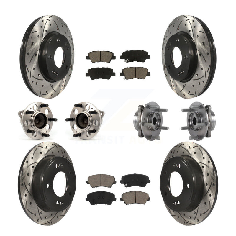 Transit Auto KBB-125498 Wheel Bearing and Hub Assembly for 2017 Hyundai Elantra GT - Front and Rear product image