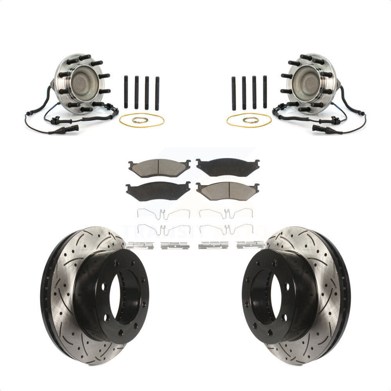 Transit Auto KBB-125504 Wheel Bearing and Hub Assembly for 2005-2009 Ford F-450 Super Duty - Front product image