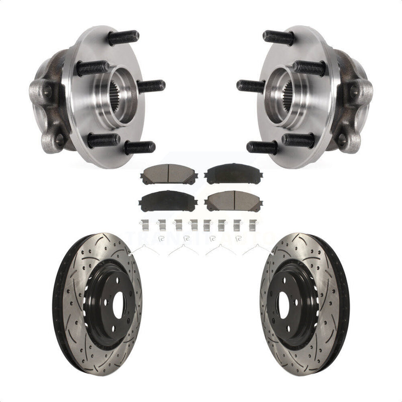Transit Auto KBB-125505 Wheel Bearing and Hub Assembly for 2015-2021 Lexus NX300h, Lexus NX300, Lexus NX200t - Front product image