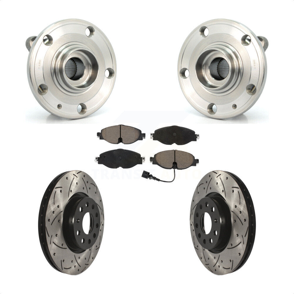 Transit Auto KBB-125518 Wheel Bearing and Hub Assembly for 2021-2022 Volkswagen Passat - Front product image
