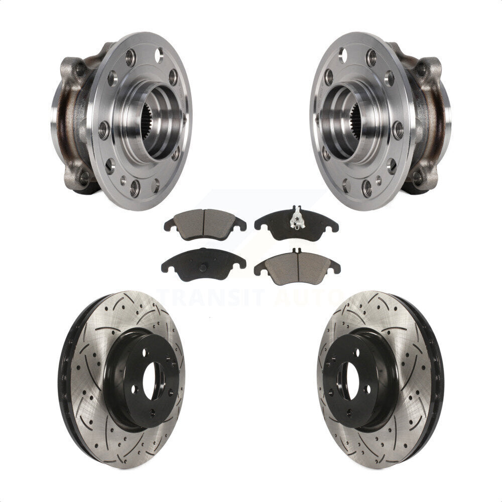 Transit Auto KBB-125519 Wheel Bearing and Hub Assembly for 2017 Mercedes-Benz E400 - Front product image