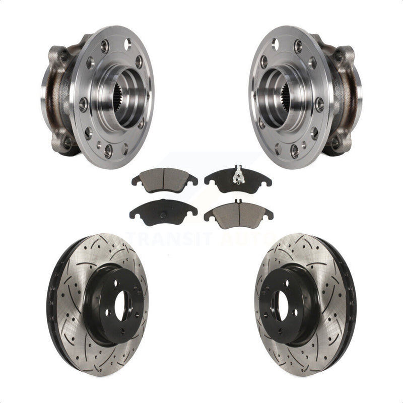 Transit Auto KBB-125519 Wheel Bearing and Hub Assembly for 2017 Mercedes-Benz E400 - Front product image