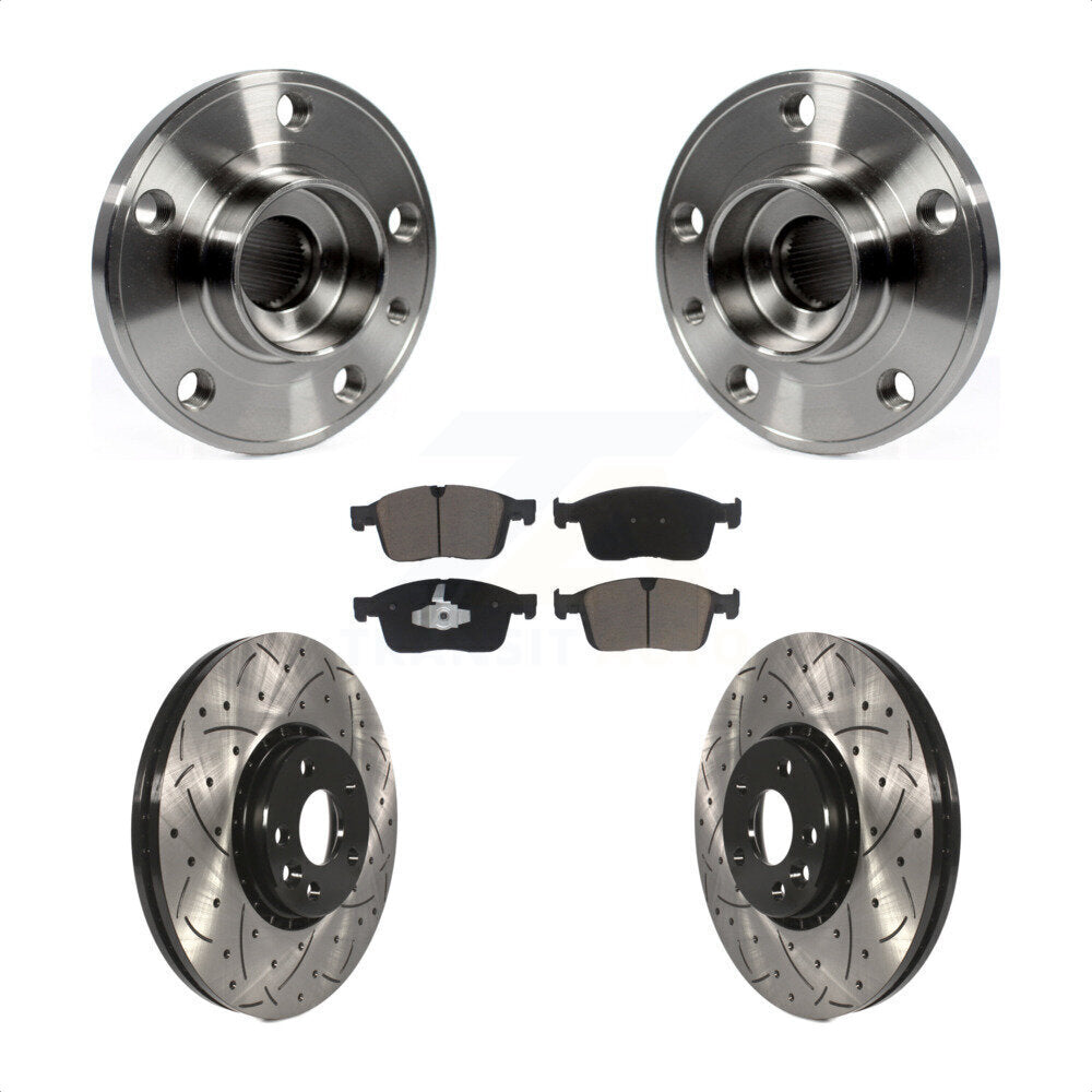 Transit Auto KBB-125520 Wheel Bearing and Hub Assembly for 2017 Volvo XC60 - Front product image