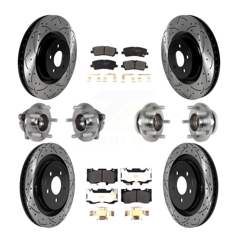 Transit Auto KBB-125540 Wheel Bearing and Hub Assembly for 2020 Ford Mustang - Front and Rear product image