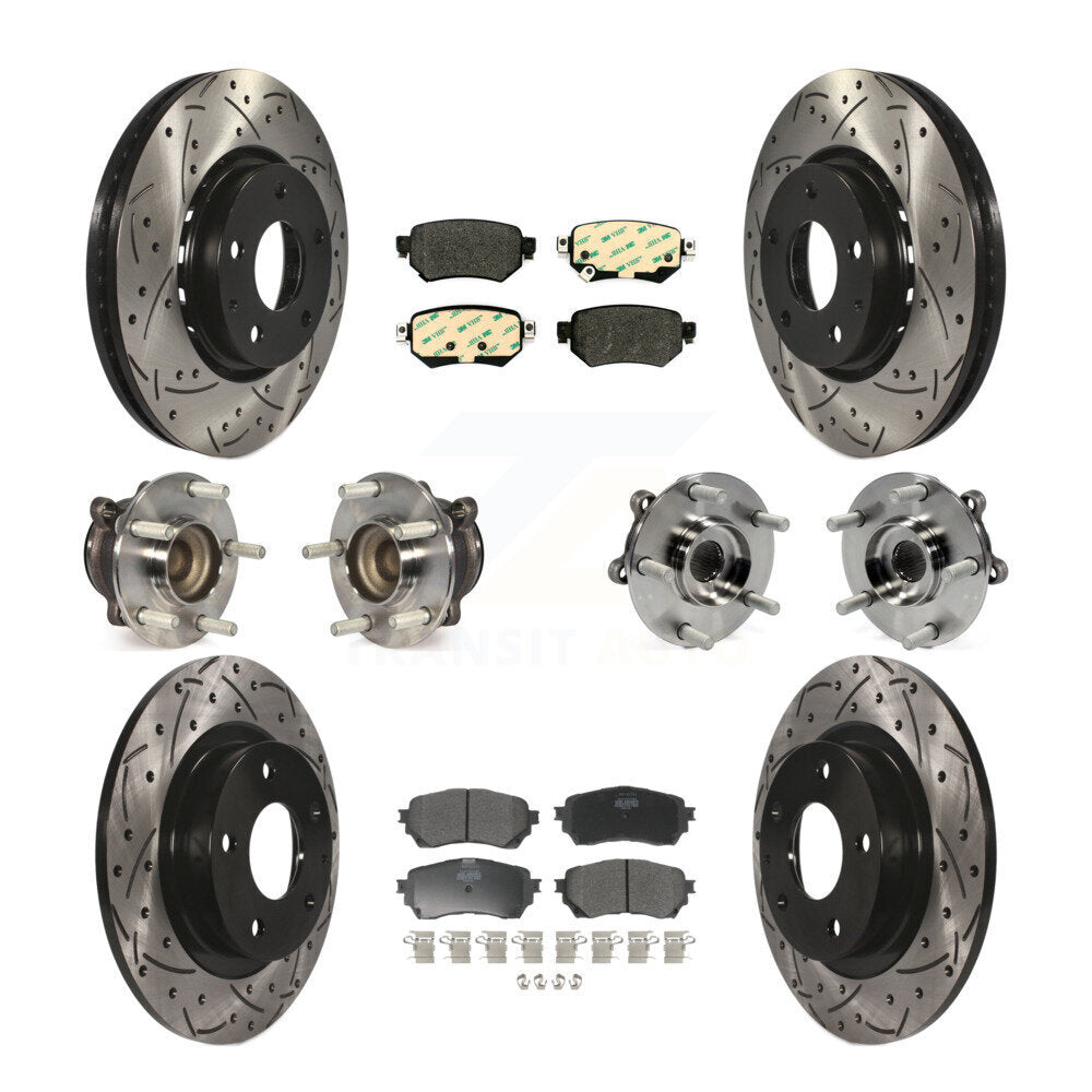 Transit Auto KBB-125543 Wheel Bearing and Hub Assembly for 2019-2021 Mazda 6 - Front and Rear product image