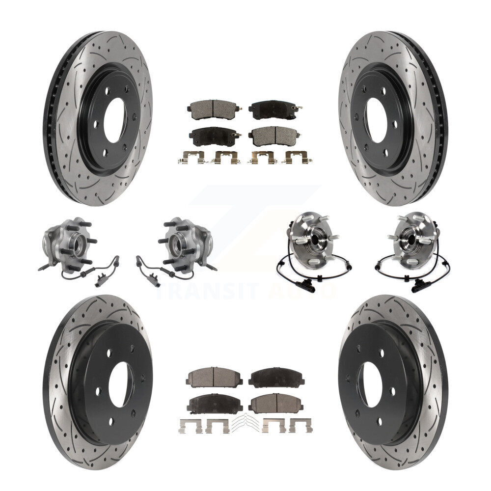 Transit Auto KBB-125554 Wheel Bearing and Hub Assembly for 2017-2019 Nissan Armada - Front and Rear product image