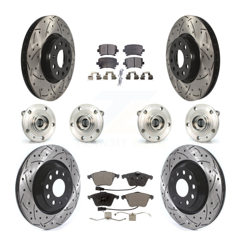 Transit Auto KBB-125555 Wheel Bearing and Hub Assembly for 2009-2012 Volkswagen CC - Front and Rear product image