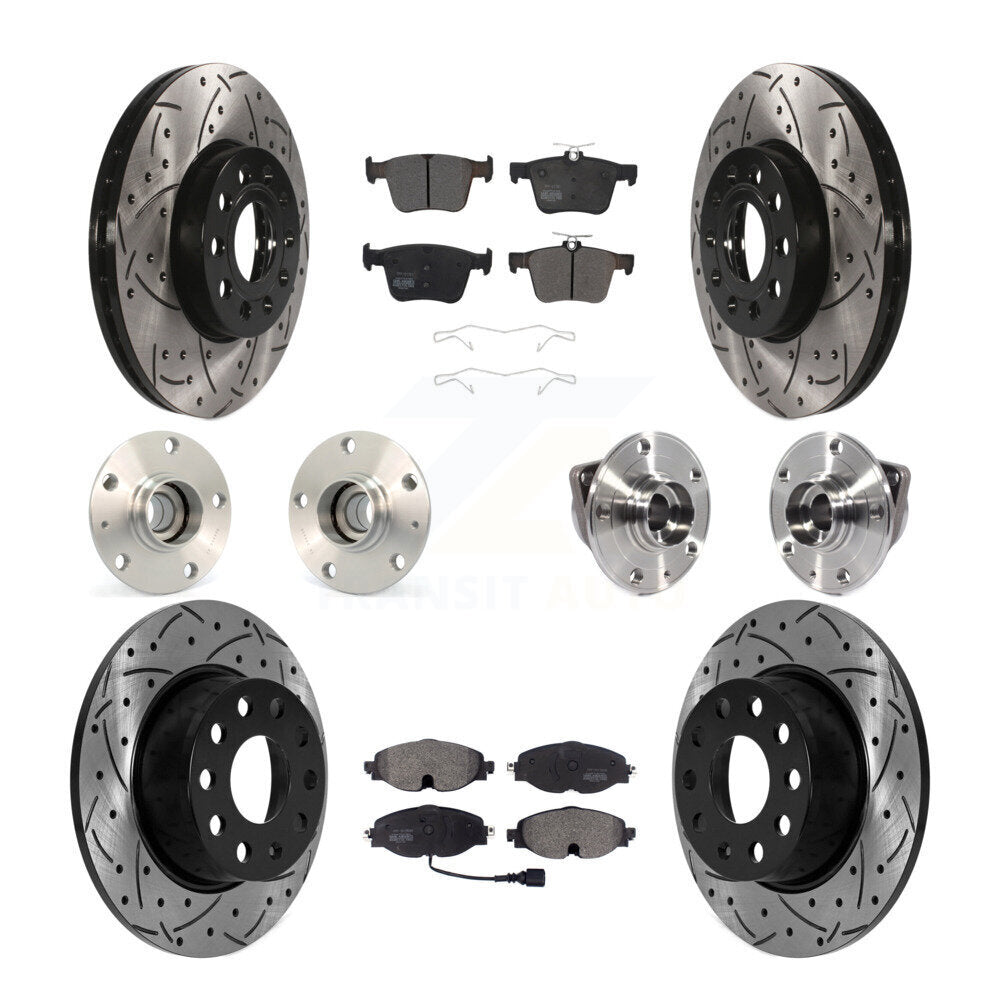 Transit Auto KBB-125563 Wheel Bearing and Hub Assembly for 2019-2021 Volkswagen Jetta - Front and Rear product image