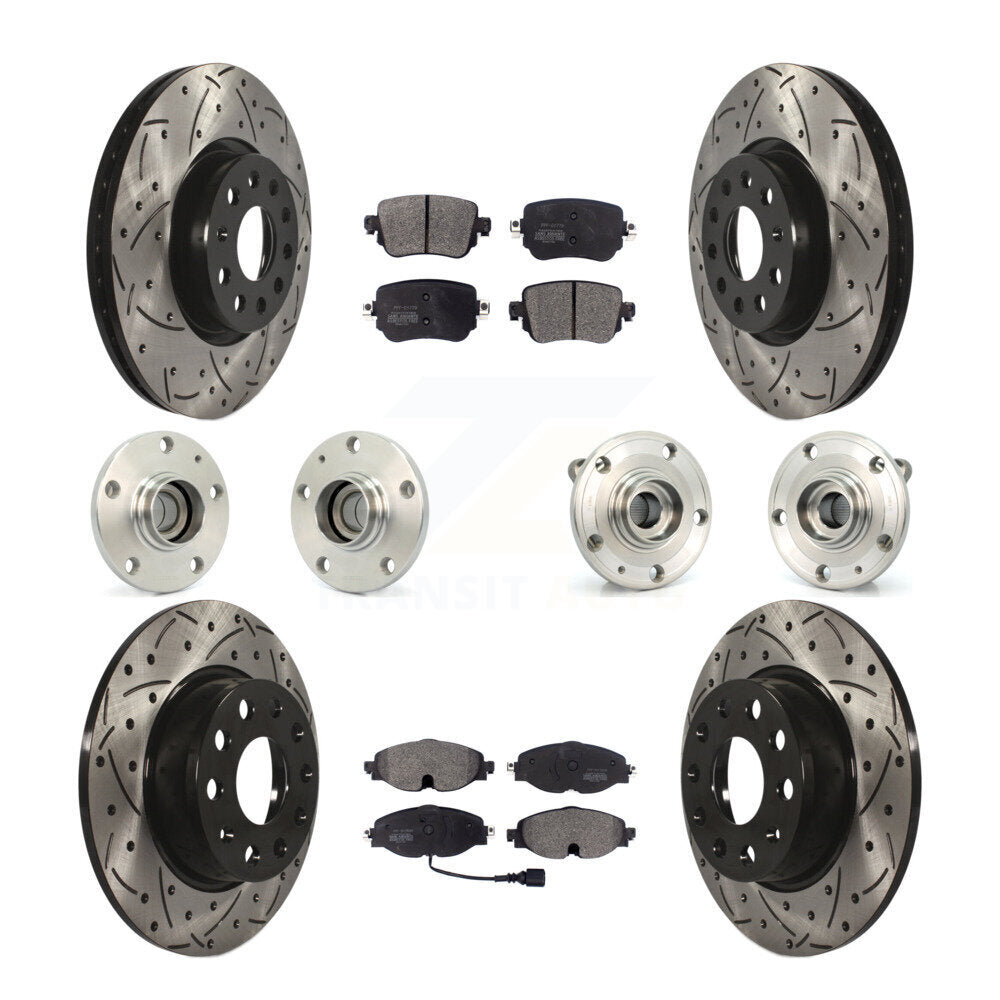 Transit Auto KBB-125570 Wheel Bearing and Hub Assembly for 2021-2022 Volkswagen Passat - Front and Rear product image