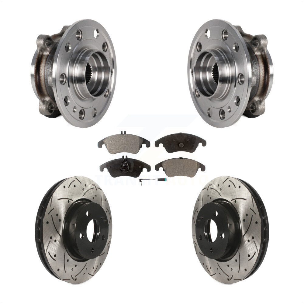 Transit Auto KBB-125592 Wheel Bearing and Hub Assembly for 2017 Mercedes-Benz E400 - Front product image