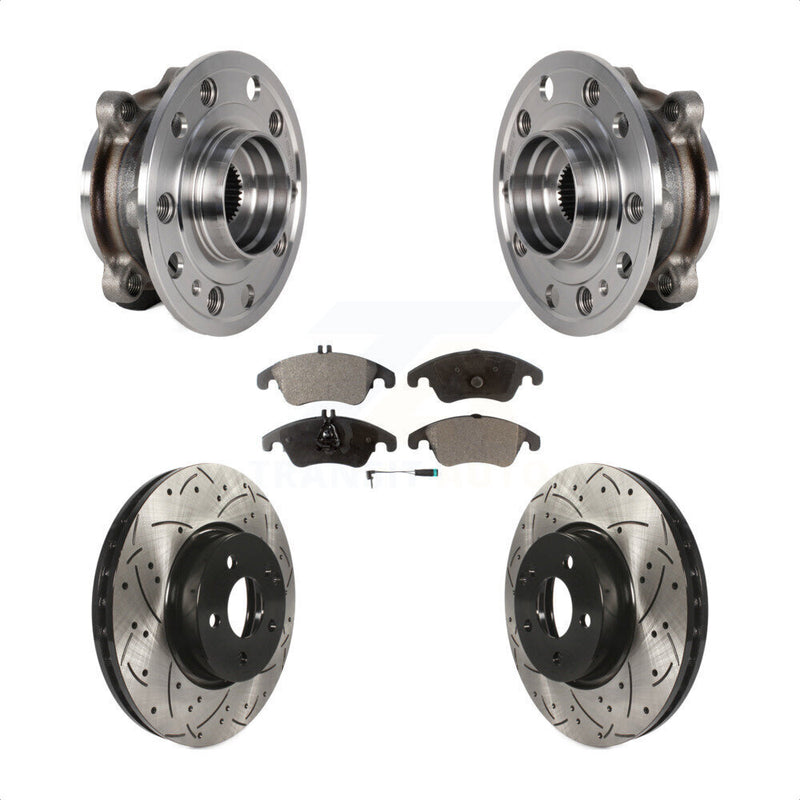 Transit Auto KBB-125592 Wheel Bearing and Hub Assembly for 2017 Mercedes-Benz E400 - Front product image
