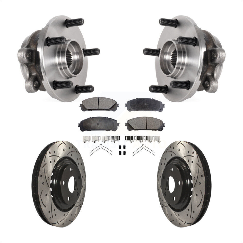 Transit Auto KBB-125604 Wheel Bearing and Hub Assembly for 2015-2021 Lexus NX300h, Lexus NX300, Lexus NX200t - Front product image