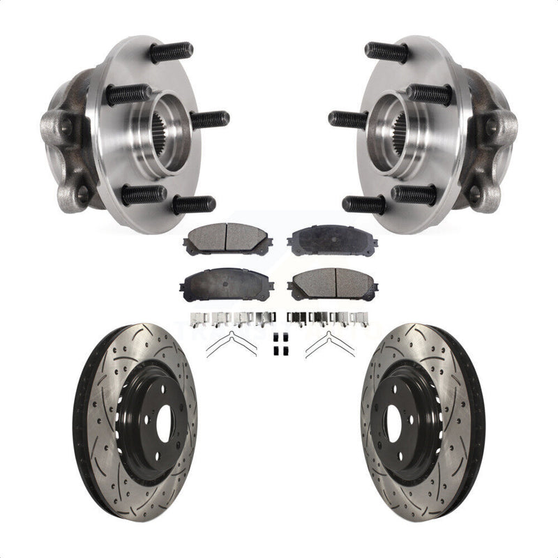 Transit Auto KBB-125604 Wheel Bearing and Hub Assembly for 2015-2021 Lexus NX300h, Lexus NX300, Lexus NX200t - Front product image